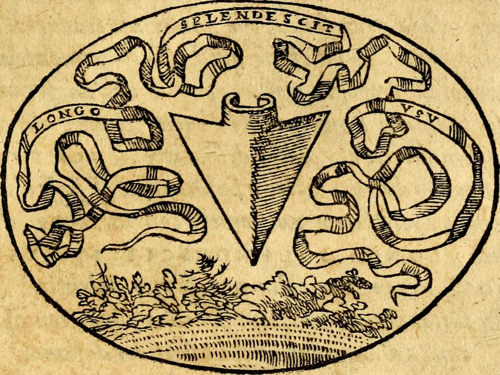 An illustration from Dialogo dell'imprese militari et amorose, 1574, leaf 164