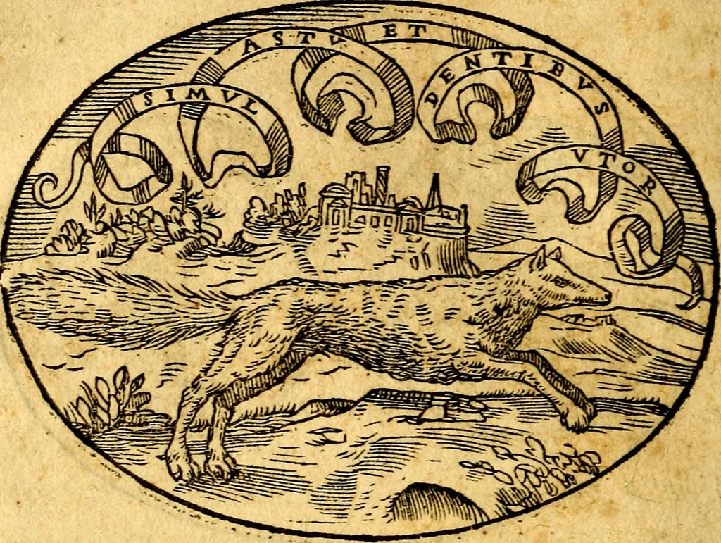 An illustration from Dialogo dell'imprese militari et amorose, 1574, leaf 167