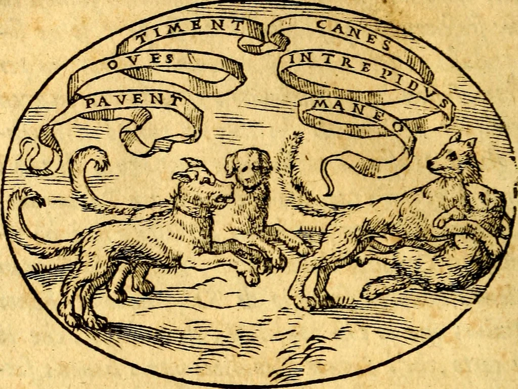 An illustration from Dialogo dell'imprese militari et amorose, 1574, leaf 169
