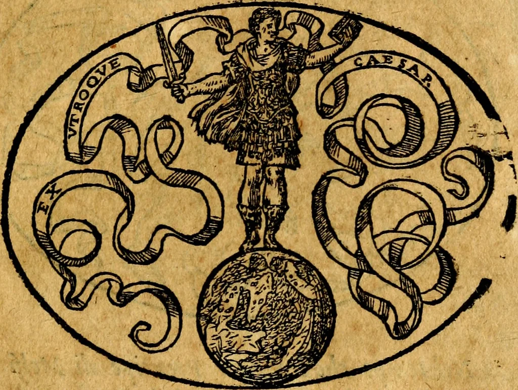 An illustration from Dialogo dell'imprese militari et amorose, 1574, leaf 186