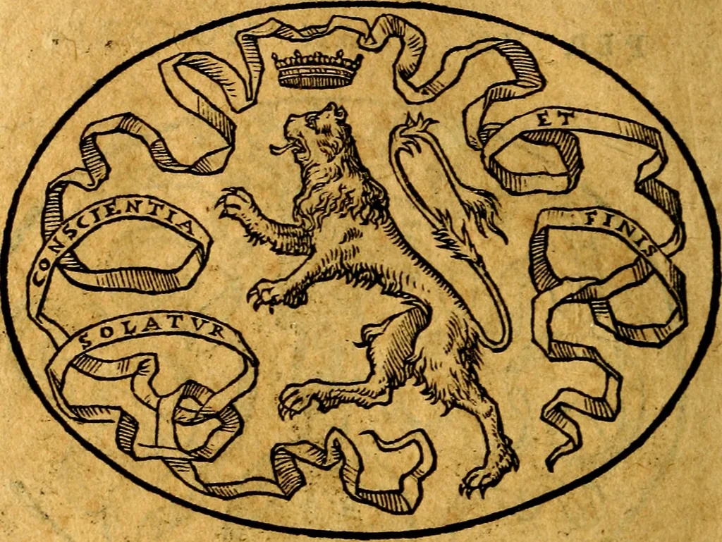 An illustration from Dialogo dell'imprese militari et amorose, 1574, leaf 187