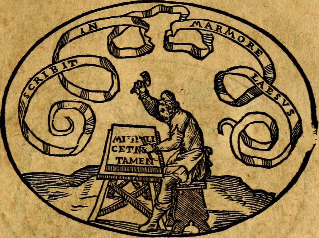 An illustration from Dialogo dell'imprese militari et amorose, 1574, leaf 188