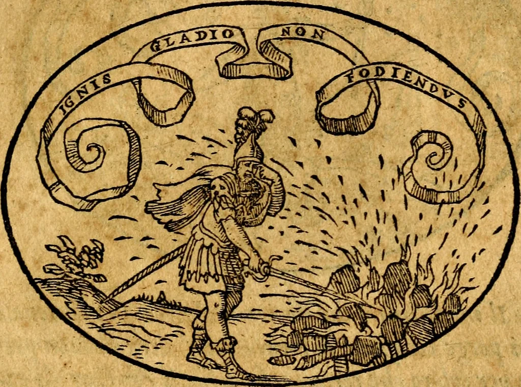 An illustration from Dialogo dell'imprese militari et amorose, 1574, leaf 192