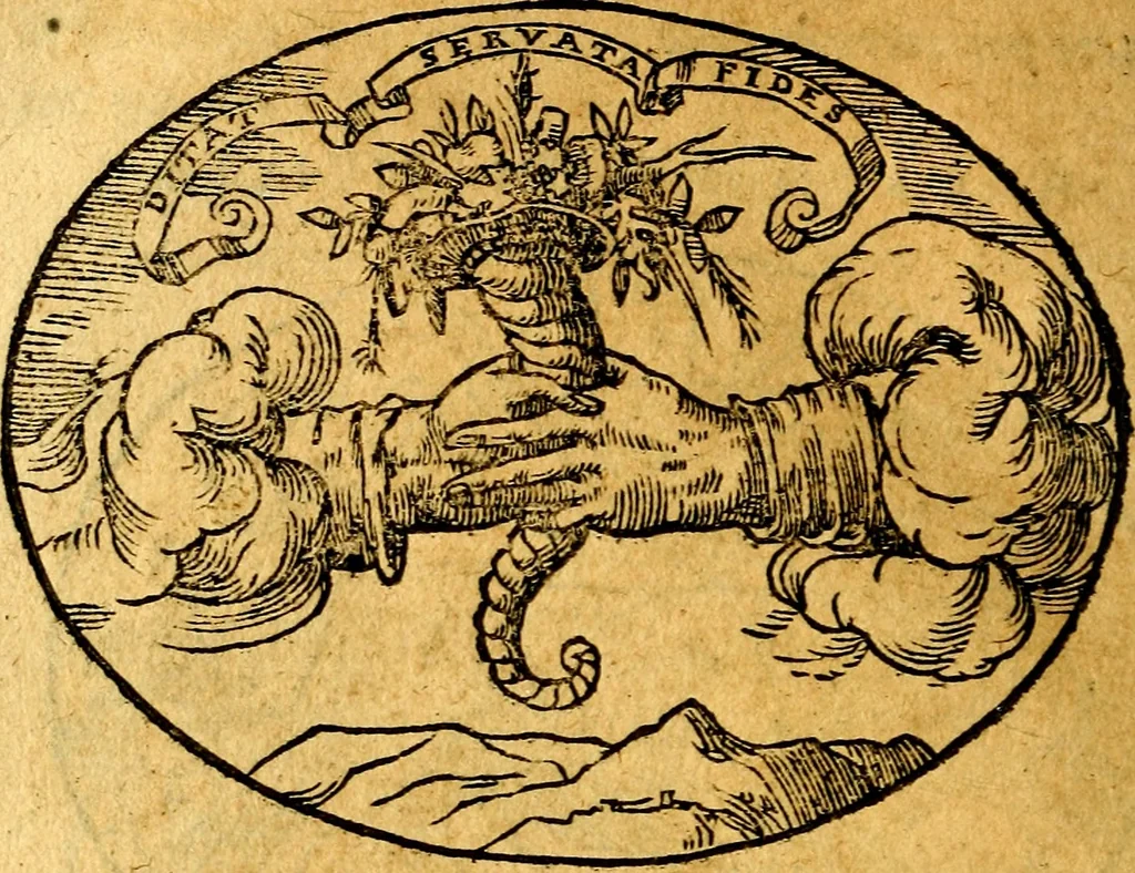 An illustration from Dialogo dell'imprese militari et amorose, 1574, leaf 199