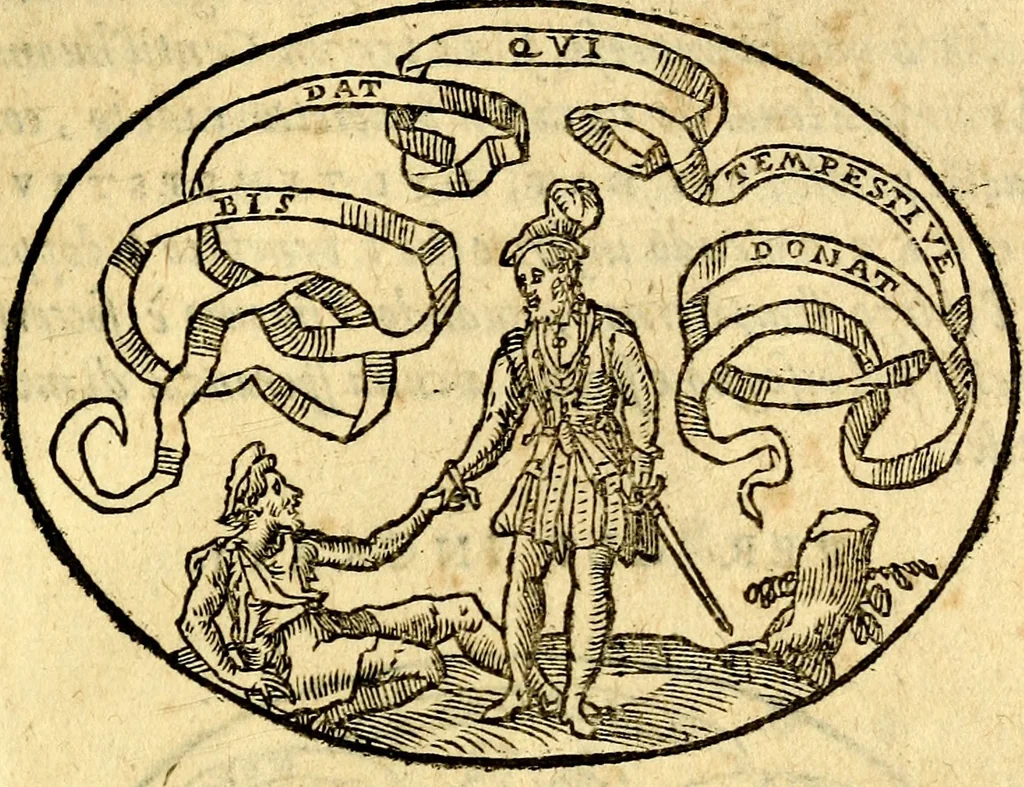 An illustration from Dialogo dell'imprese militari et amorose, 1574, leaf 216