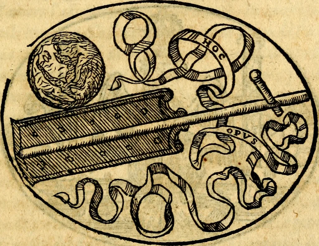 An illustration from Dialogo dell'imprese militari et amorose, 1574, leaf 22