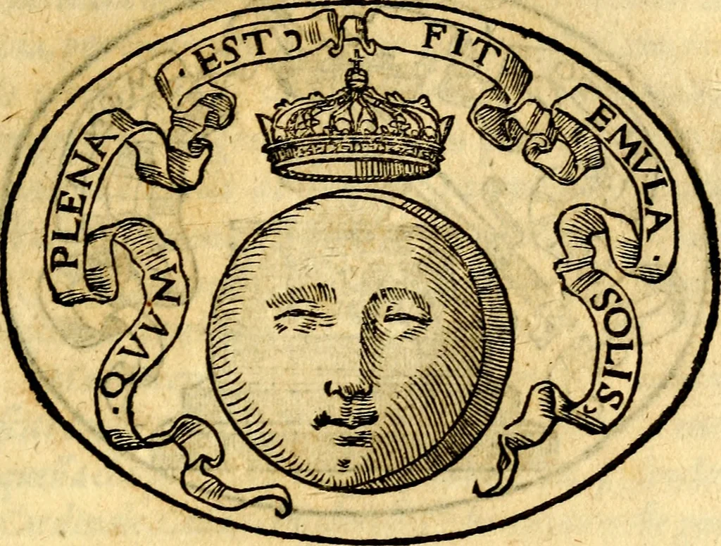 An illustration from Dialogo dell'imprese militari et amorose, 1574, leaf 34