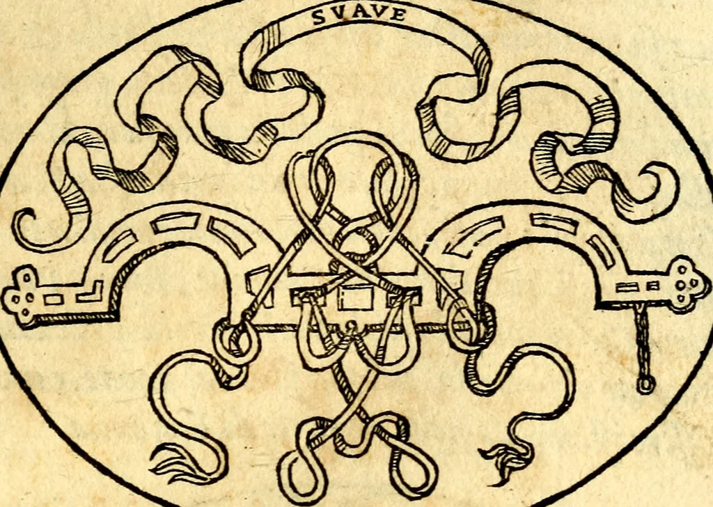An illustration from Dialogo dell'imprese militari et amorose, 1574, leaf 48