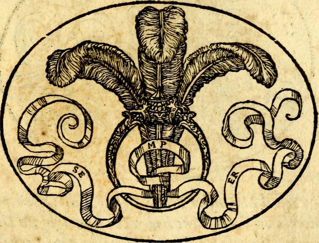 An illustration from Dialogo dell'imprese militari et amorose, 1574, leaf 50