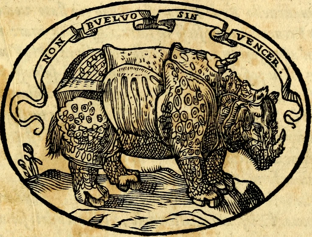 An illustration from Dialogo dell'imprese militari et amorose, 1574, leaf 58