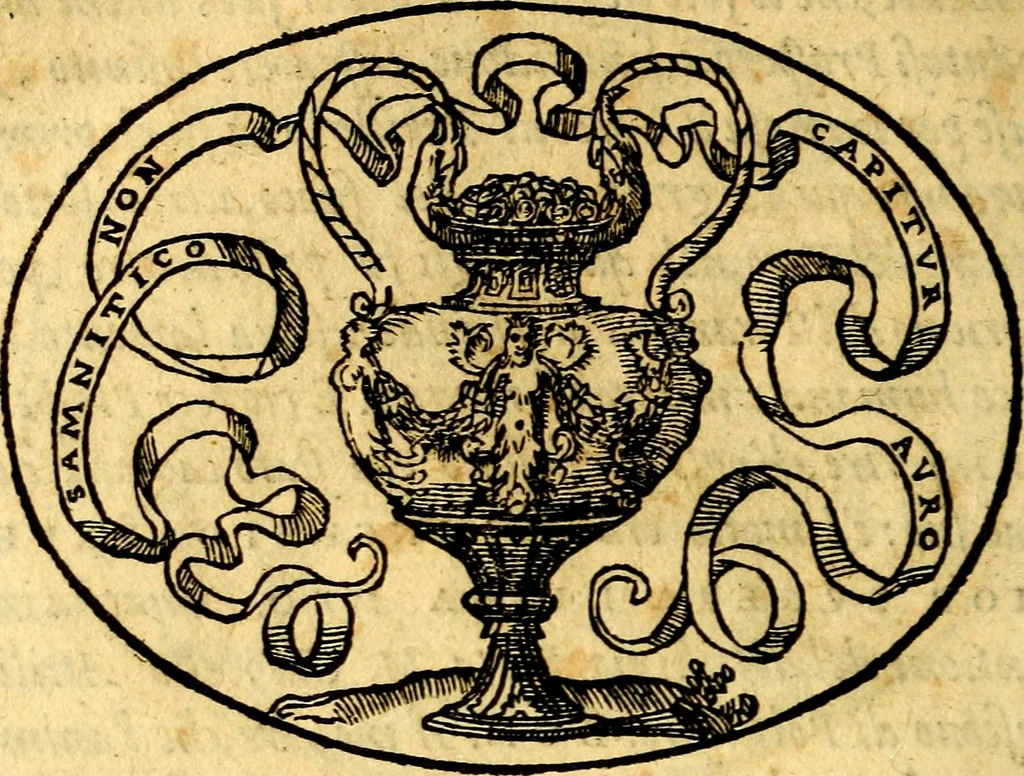 An illustration from Dialogo dell'imprese militari et amorose, 1574, leaf 69