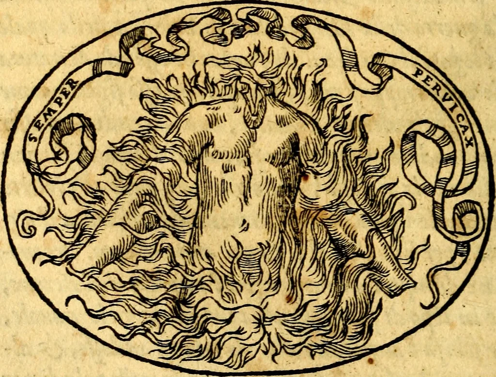 An illustration from Dialogo dell'imprese militari et amorose, 1574, leaf 73