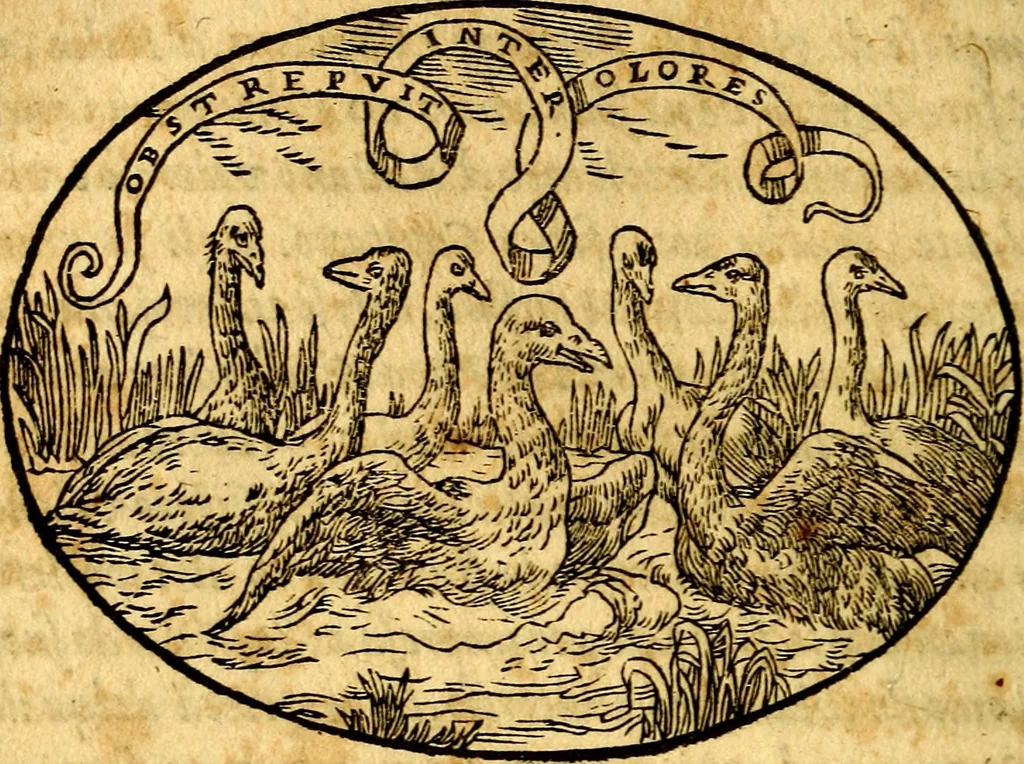 An illustration from Dialogo dell'imprese militari et amorose, 1574, leaf 79