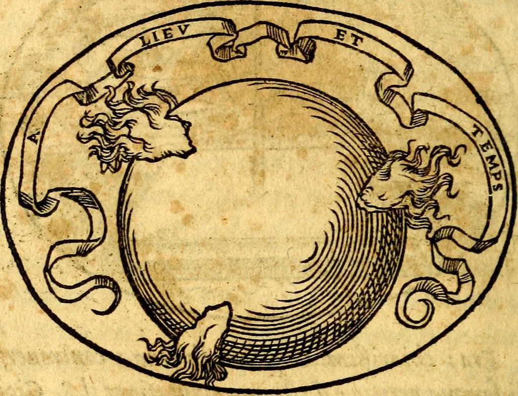 An illustration from Dialogo dell'imprese militari et amorose, 1574, leaf 83