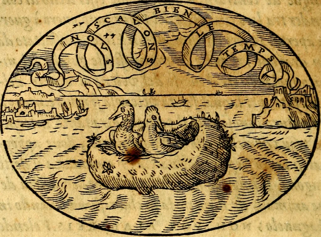 An illustration from Dialogo dell'imprese militari et amorose, 1574, leaf 91