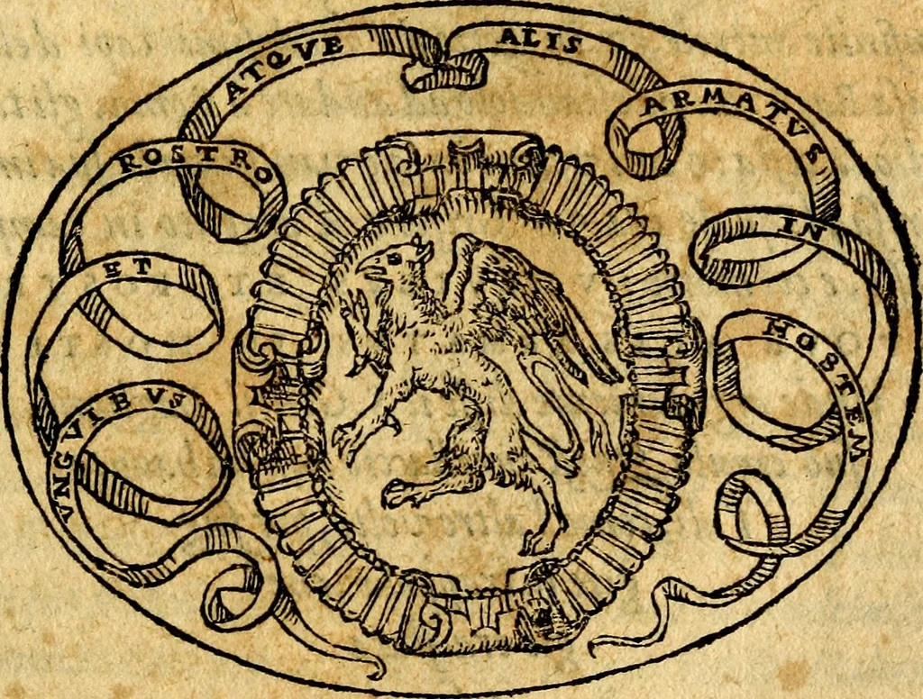 An illustration from Dialogo dell'imprese militari et amorose, 1574, leaf 94