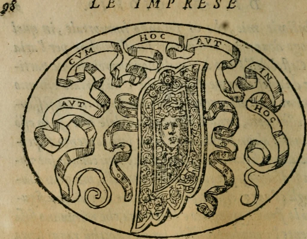 An illustration from Dialogo dell'imprese militari et amorose, 1574, leaf 101