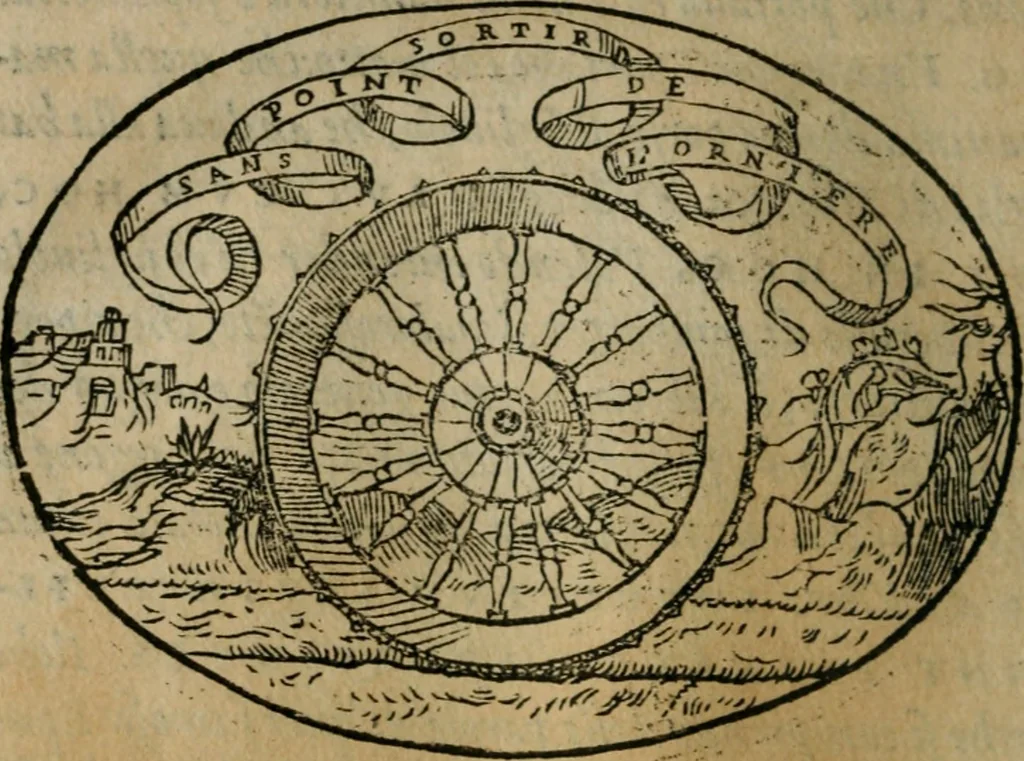 An illustration from Dialogo dell'imprese militari et amorose, 1574, leaf 103