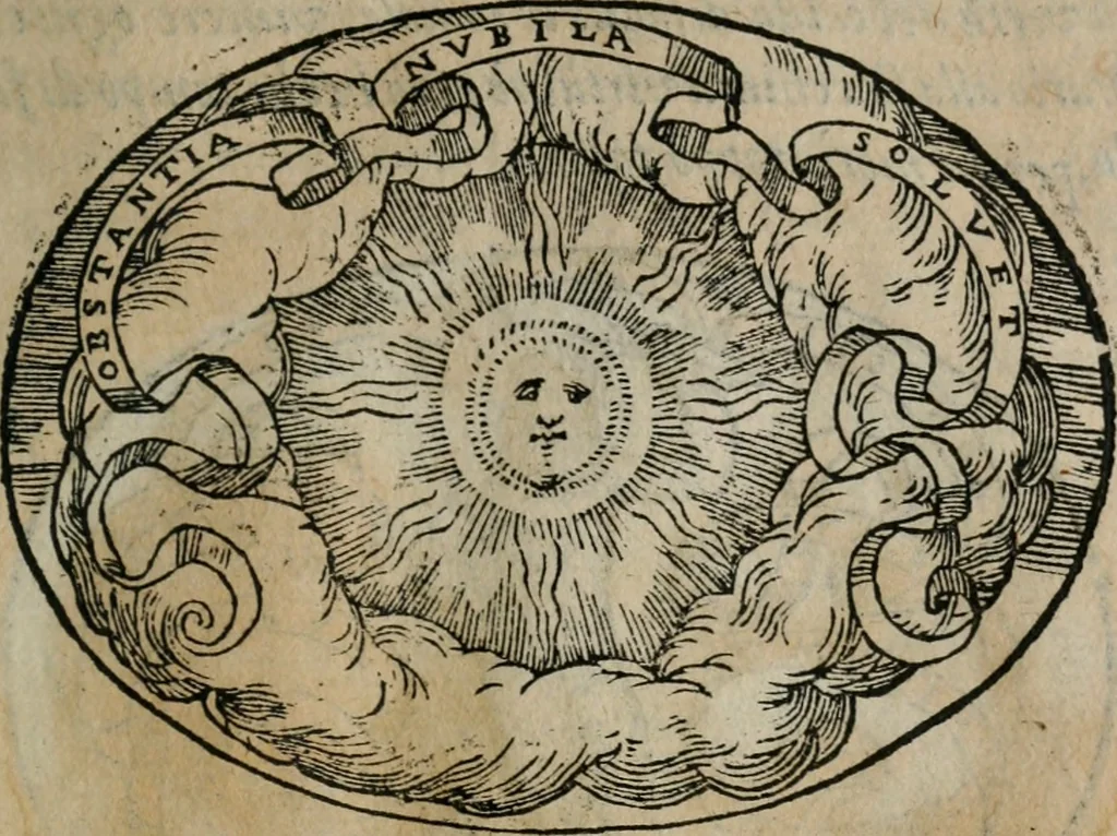 An illustration from Dialogo dell'imprese militari et amorose, 1574, leaf 104