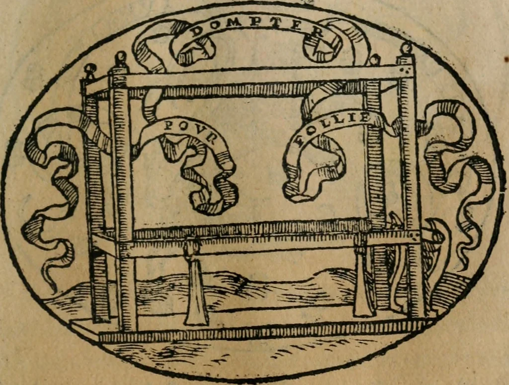 An illustration from Dialogo dell'imprese militari et amorose, 1574, leaf 106