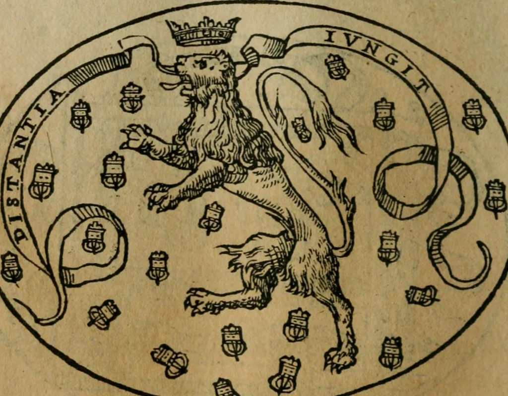 An illustration from Dialogo dell'imprese militari et amorose, 1574, leaf 107