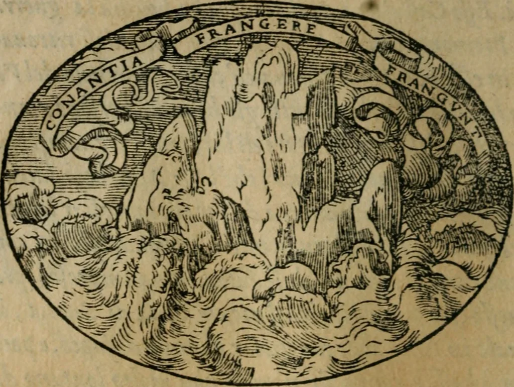 An illustration from Dialogo dell'imprese militari et amorose, 1574, leaf 115