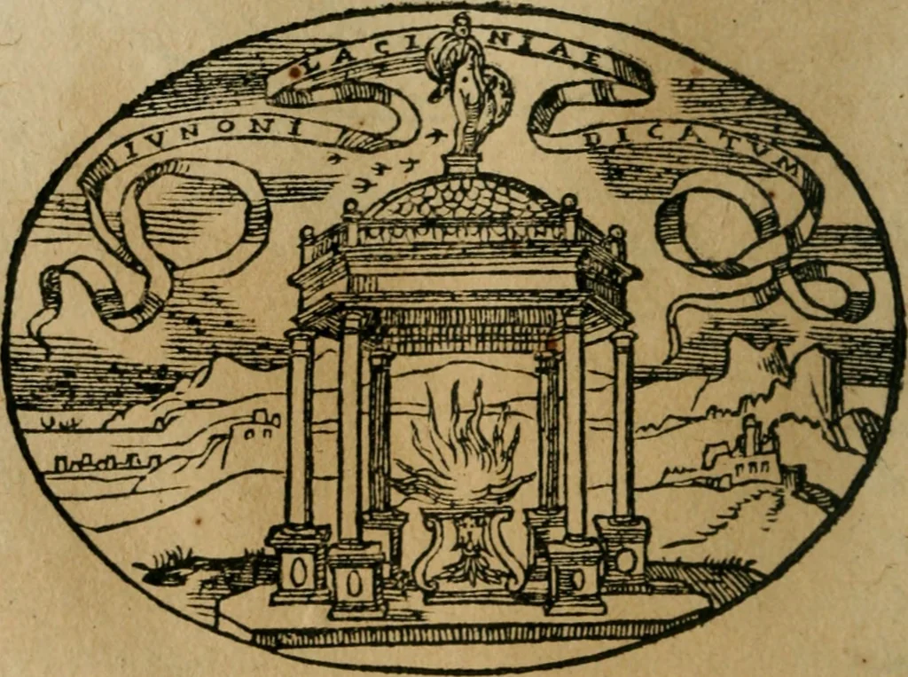 An illustration from Dialogo dell'imprese militari et amorose, 1574, leaf 123