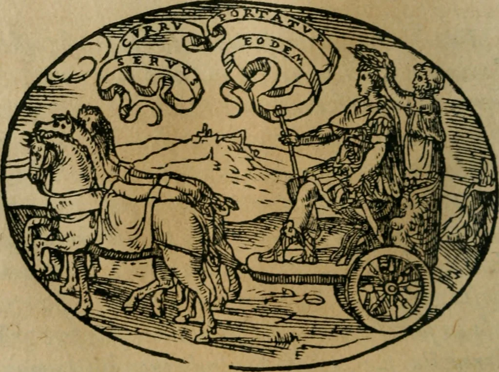 An illustration from Dialogo dell'imprese militari et amorose, 1574, leaf 131