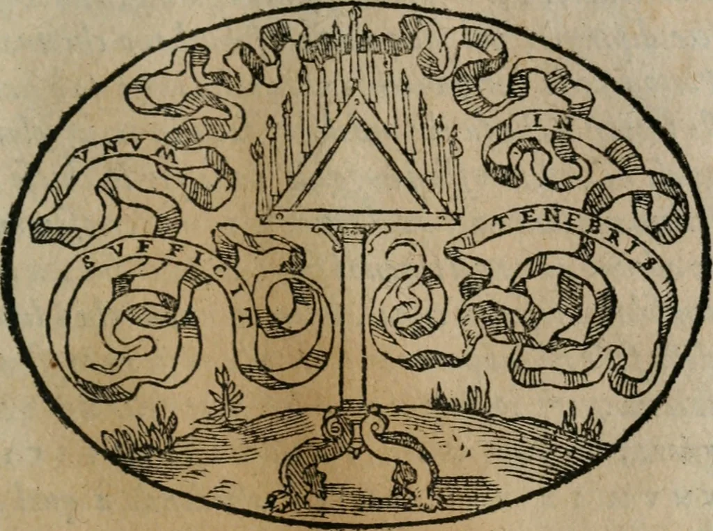An illustration from Dialogo dell'imprese militari et amorose, 1574, leaf 142