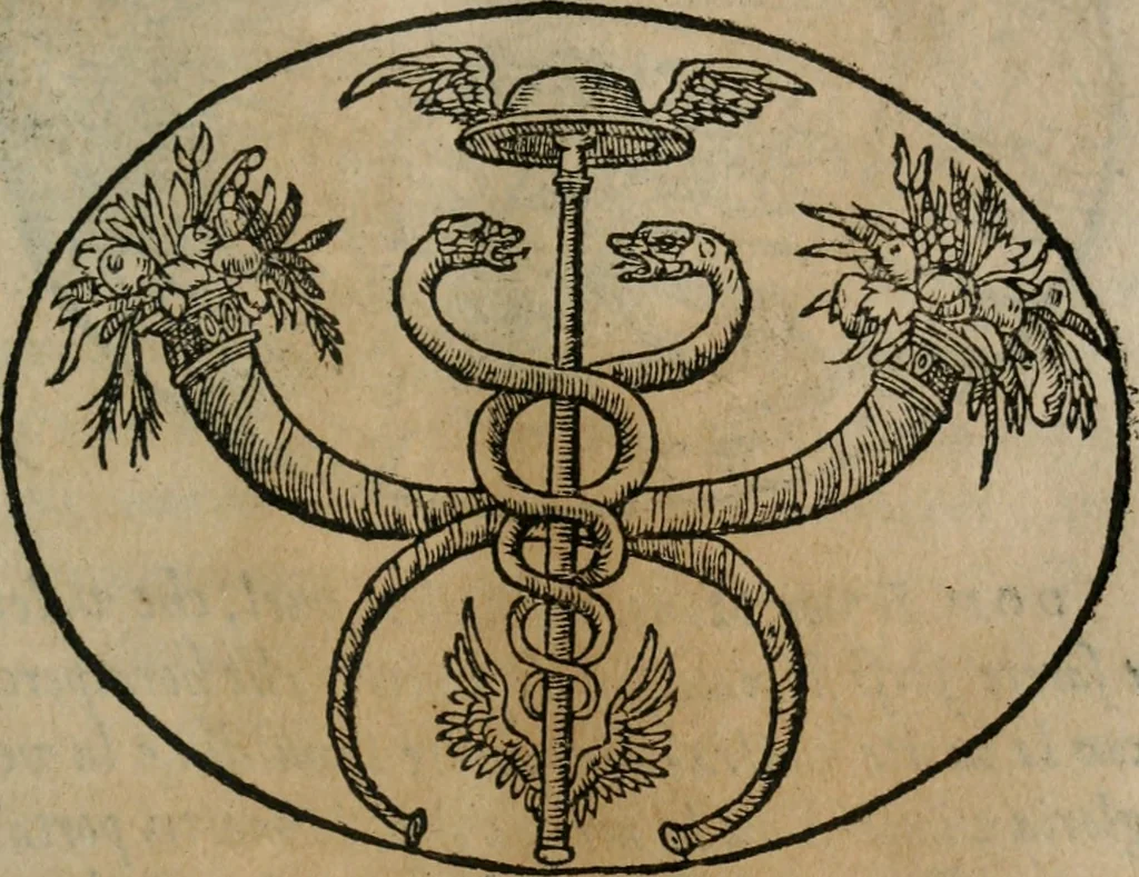 An illustration from Dialogo dell'imprese militari et amorose, 1574, leaf 158