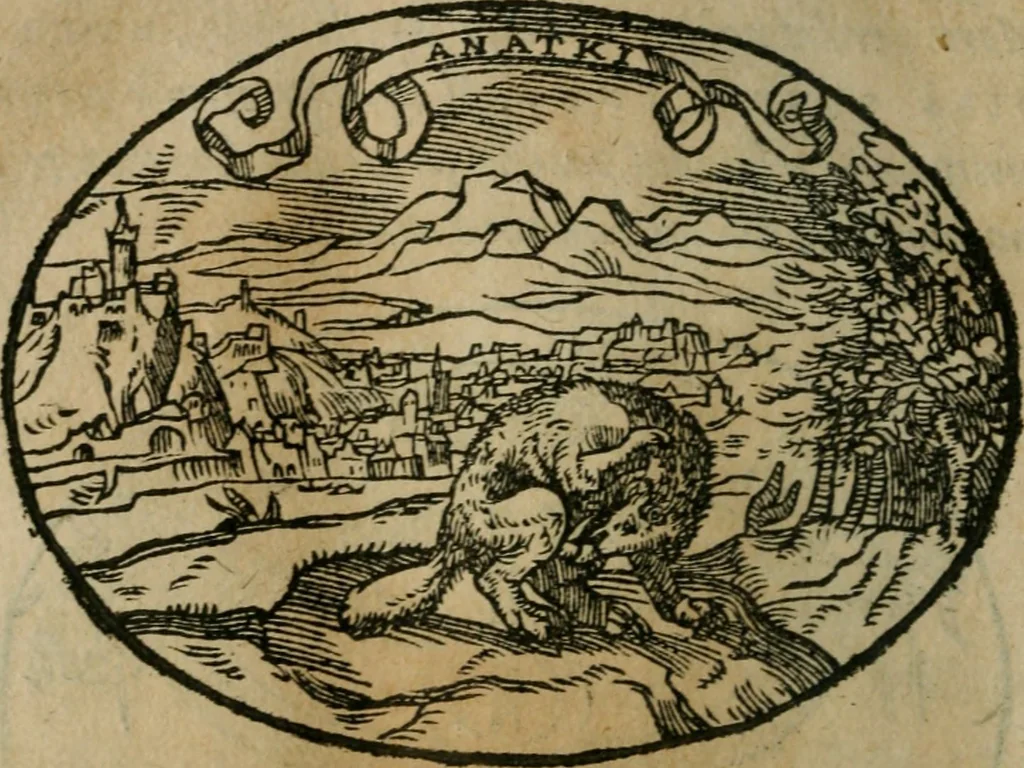 An illustration from Dialogo dell'imprese militari et amorose, 1574, leaf 159