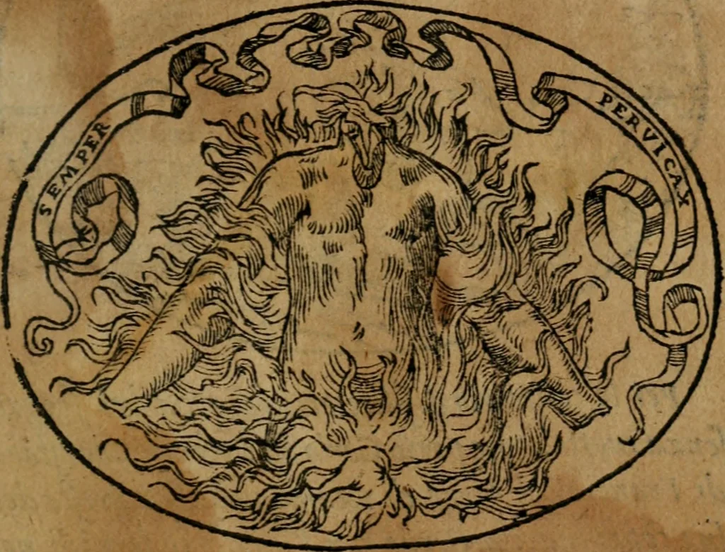 An illustration from Dialogo dell'imprese militari et amorose, 1574, leaf 16