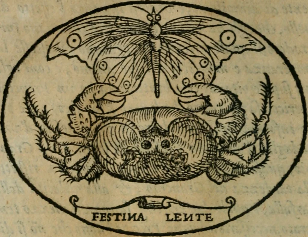 An illustration from Dialogo dell'imprese militari et amorose, 1574, leaf 177