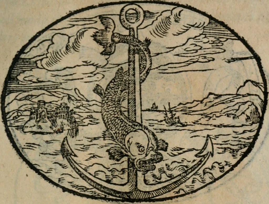 An illustration from Dialogo dell'imprese militari et amorose, 1574, leaf 178