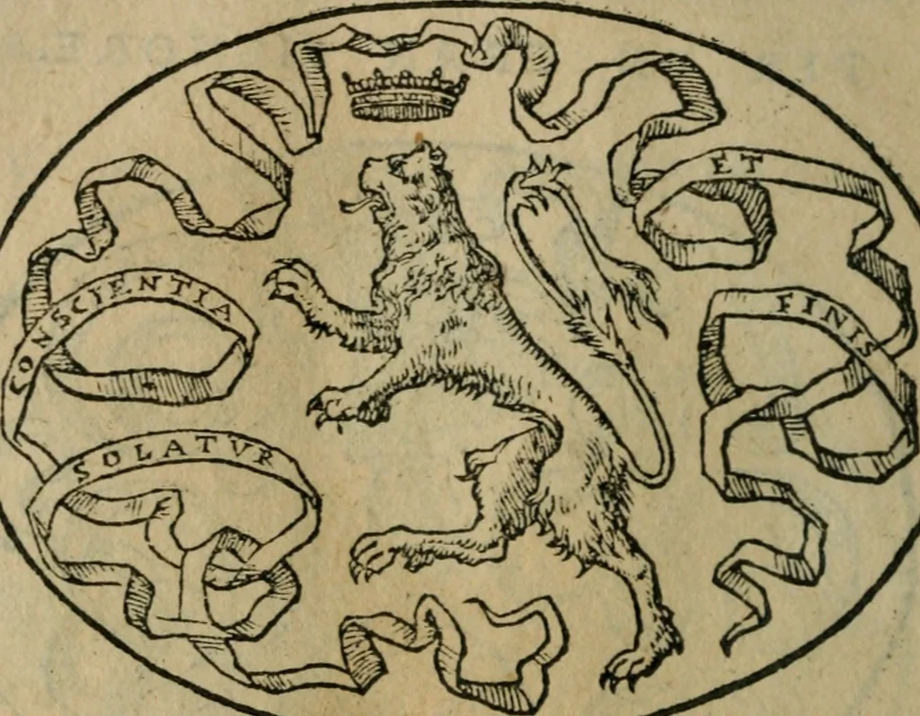 An illustration from Dialogo dell'imprese militari et amorose, 1574, leaf 187