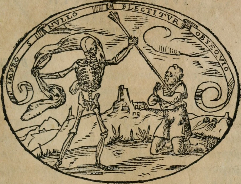 An illustration from Dialogo dell'imprese militari et amorose, 1574, leaf 214