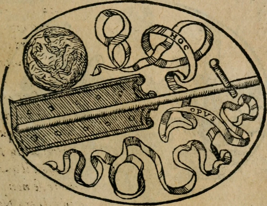 An illustration from Dialogo dell'imprese militari et amorose, 1574, leaf 22
