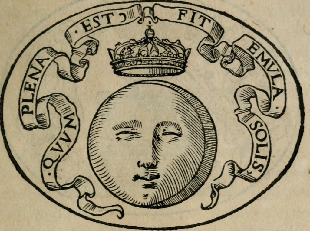 An illustration from Dialogo dell'imprese militari et amorose, 1574, leaf 34