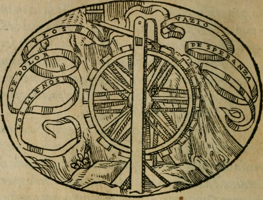 An illustration from Dialogo dell'imprese militari et amorose, 1574, leaf 37