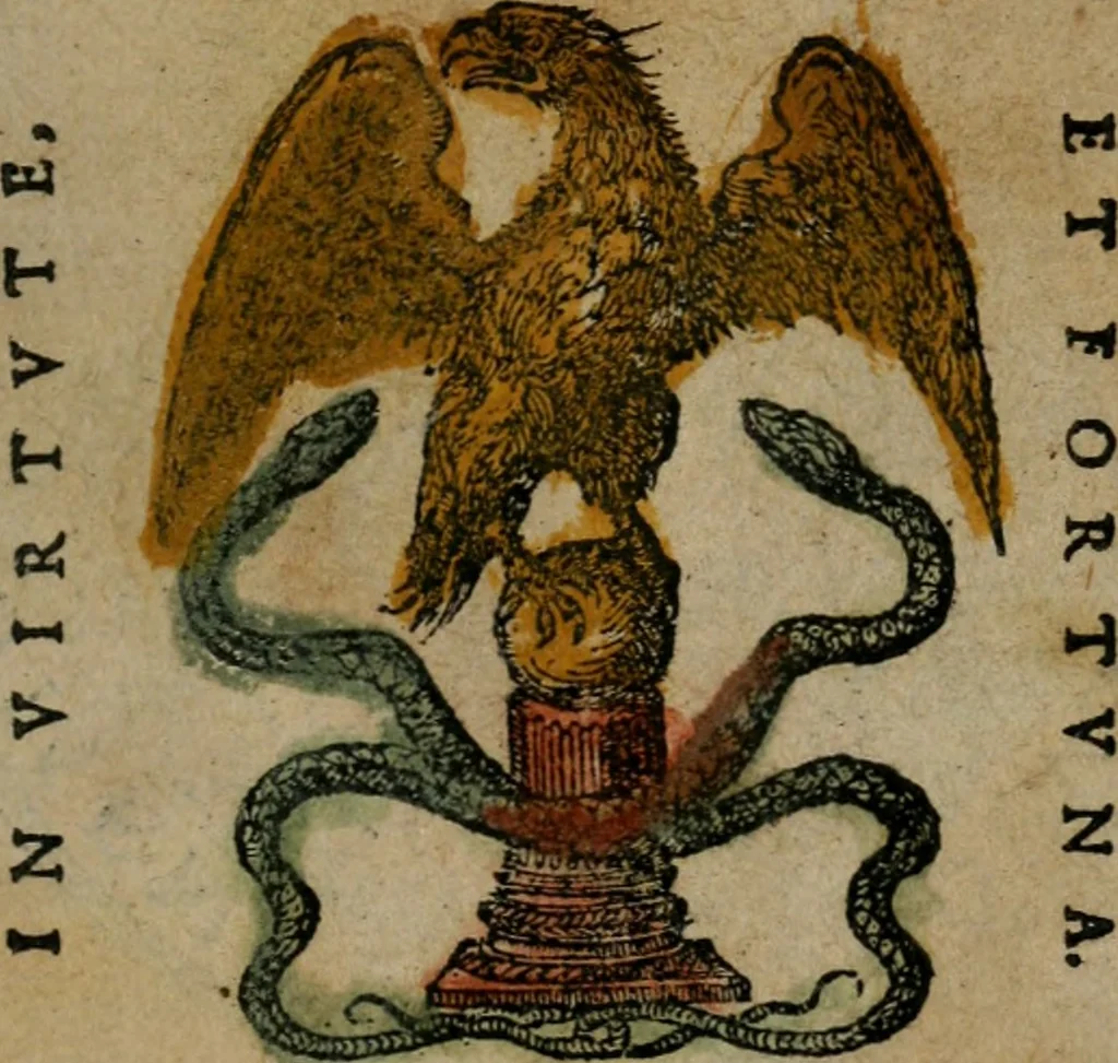 An illustration from Dialogo dell'imprese militari et amorose, 1574, leaf 4