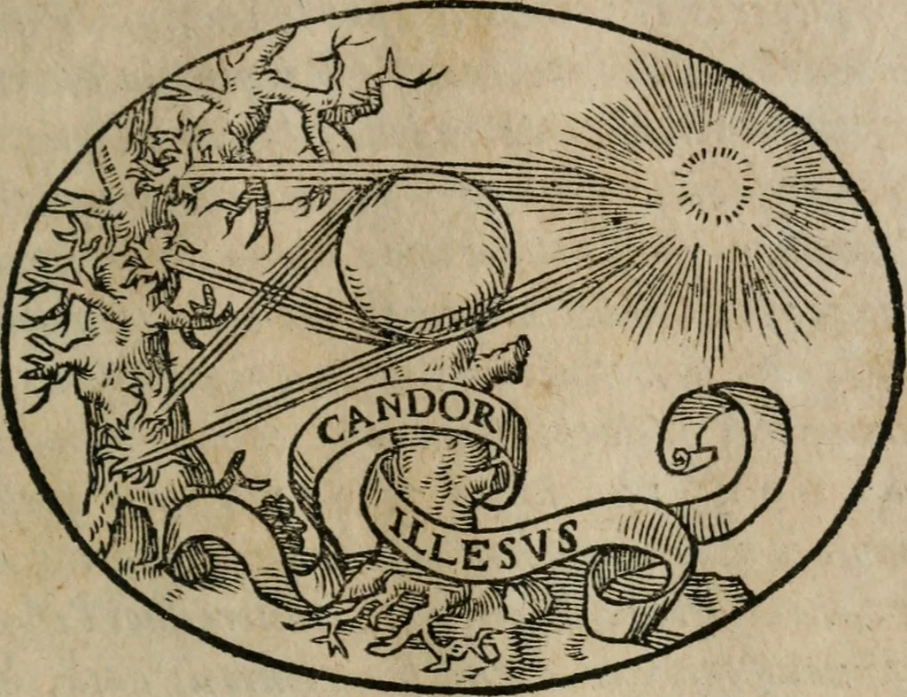An illustration from Dialogo dell'imprese militari et amorose, 1574, leaf 54