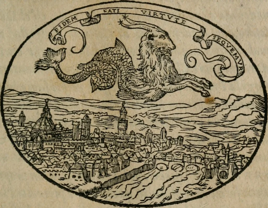 An illustration from Dialogo dell'imprese militari et amorose, 1574, leaf 60