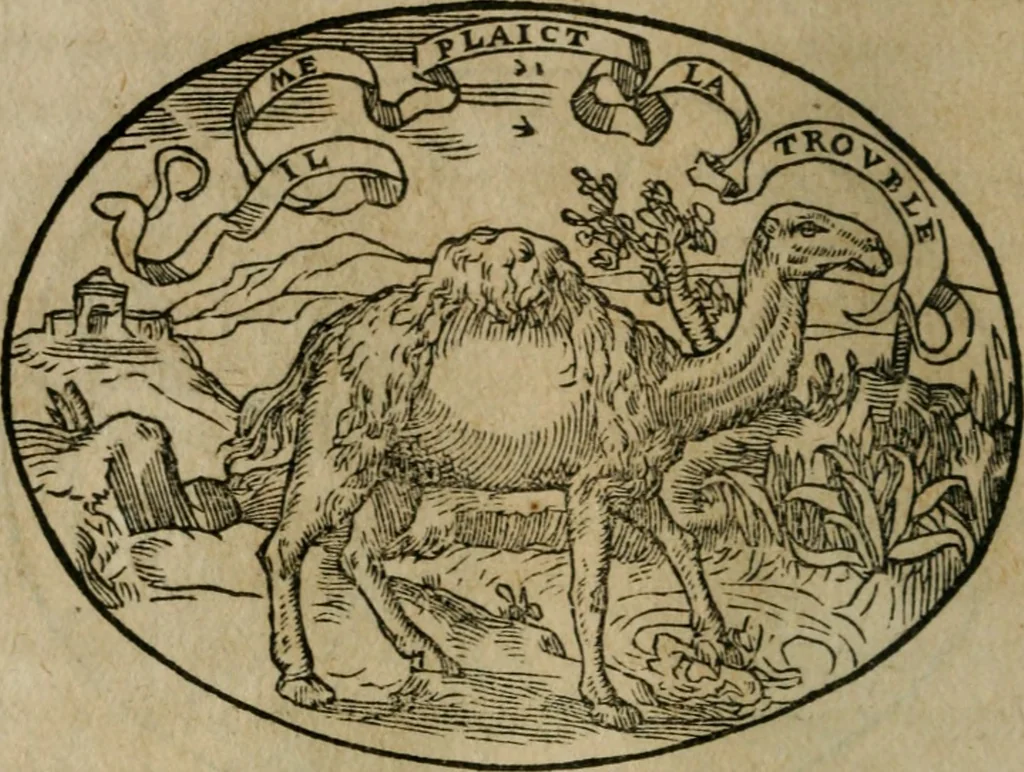 An illustration from Dialogo dell'imprese militari et amorose, 1574, leaf 63