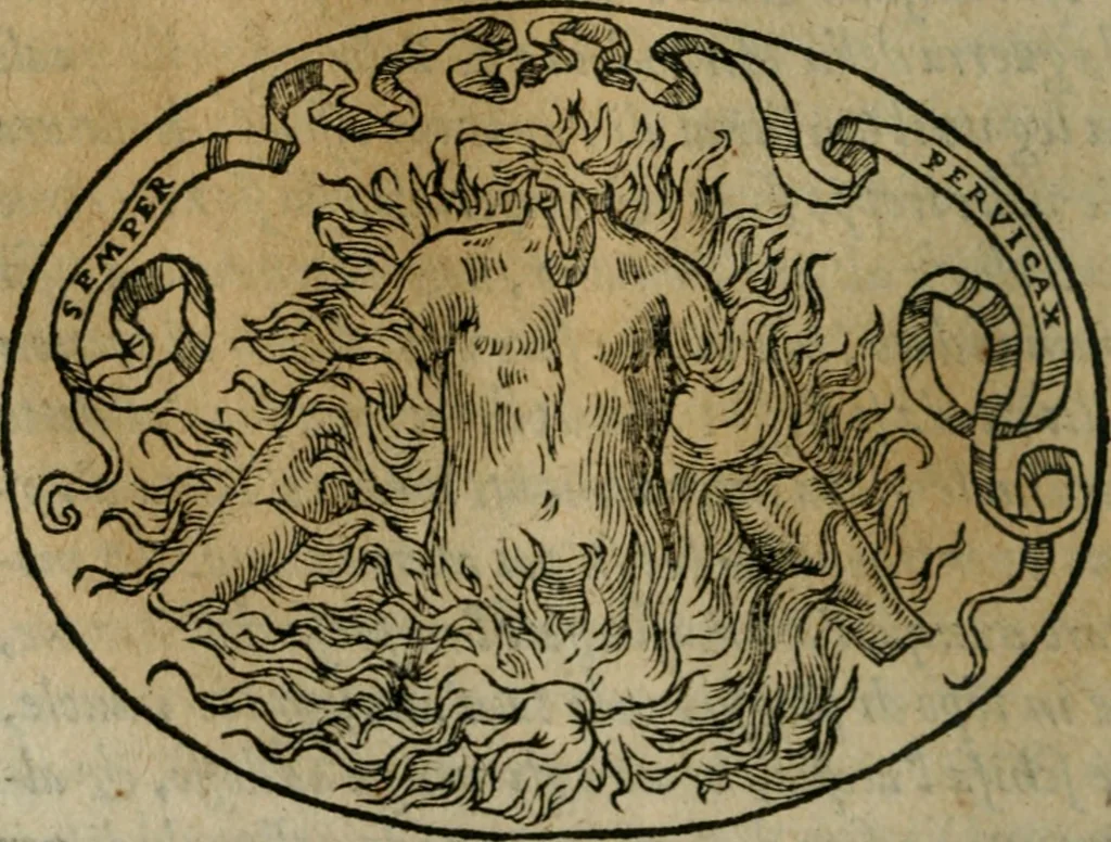 An illustration from Dialogo dell'imprese militari et amorose, 1574, leaf 73