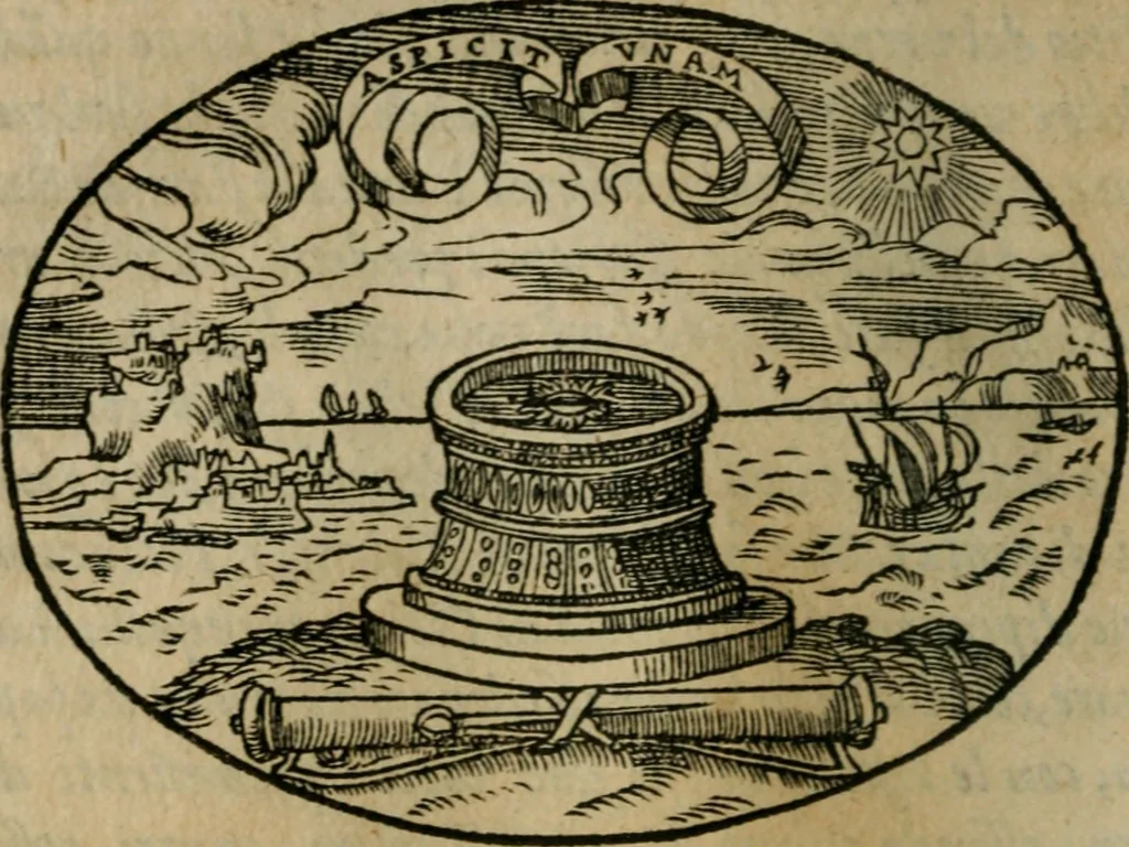 An illustration from Dialogo dell'imprese militari et amorose, 1574, leaf 93