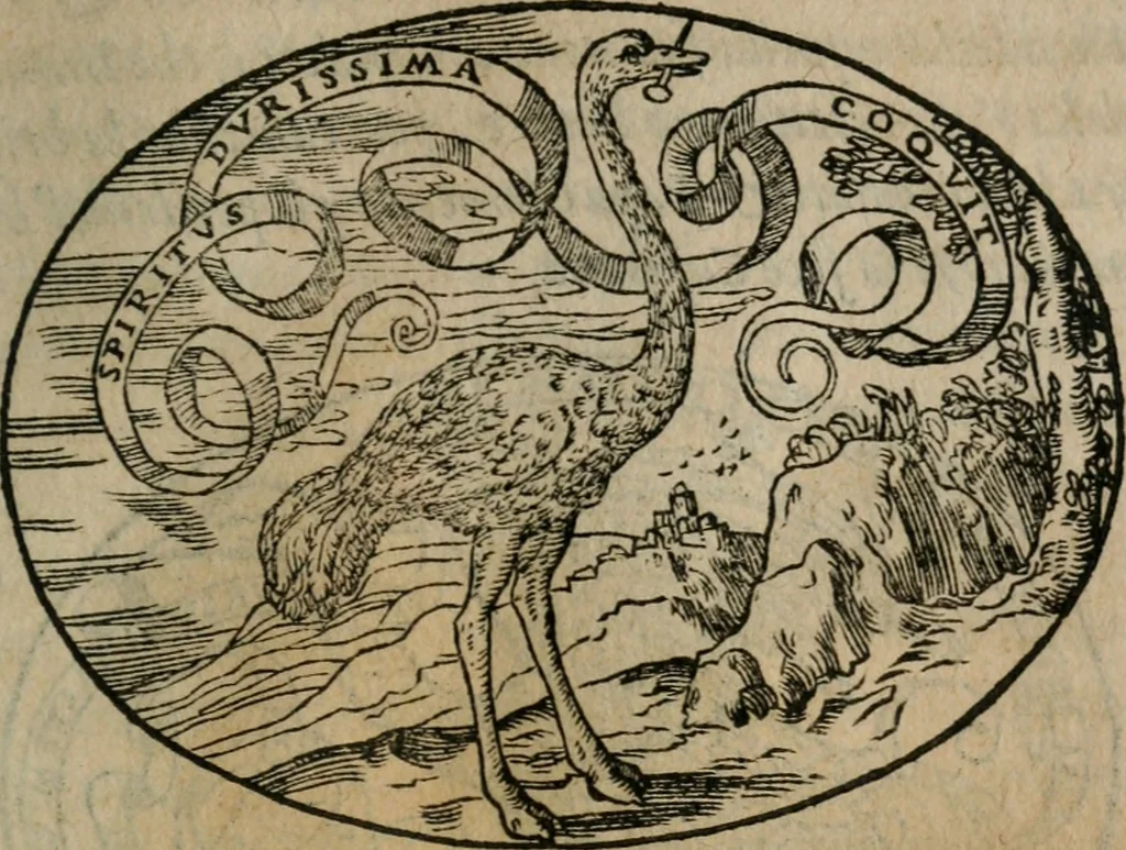 An illustration from Dialogo dell'imprese militari et amorose, 1574, leaf 96