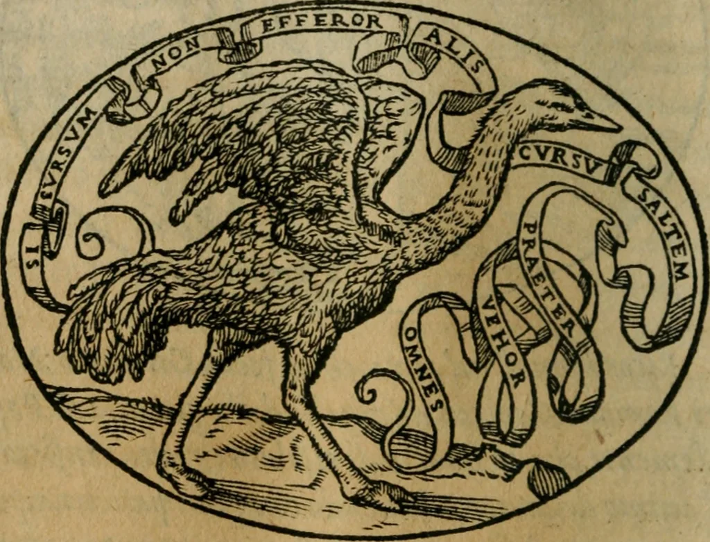 An illustration from Dialogo dell'imprese militari et amorose, 1574, leaf 97