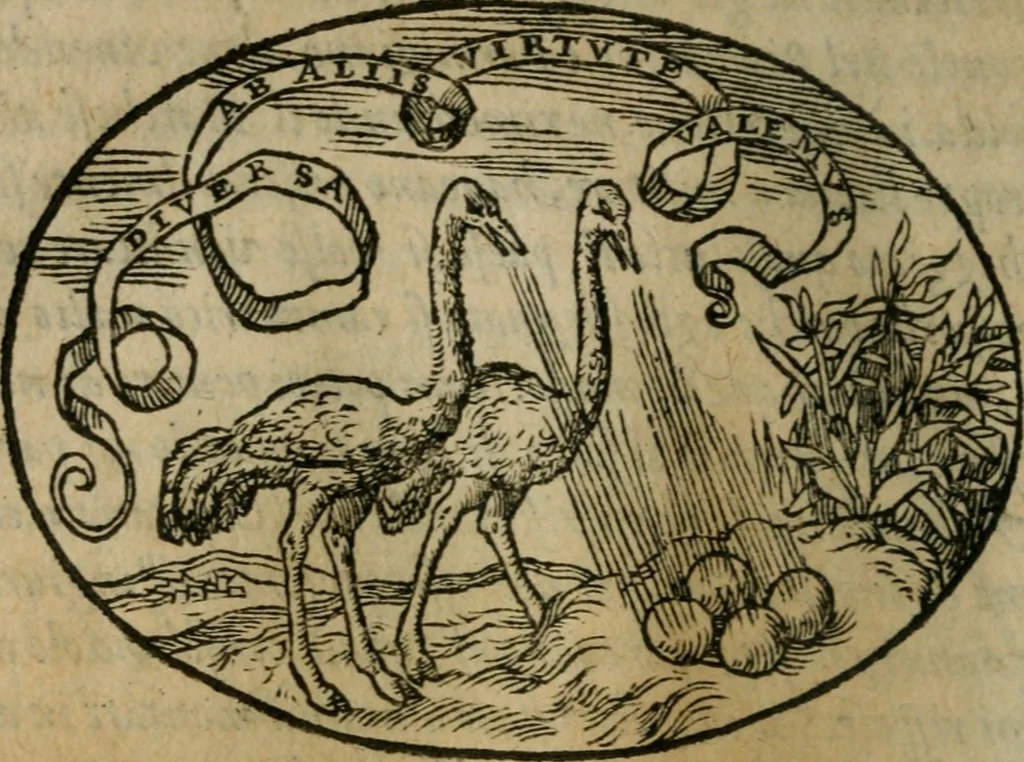 An illustration from Dialogo dell'imprese militari et amorose, 1574, leaf 99