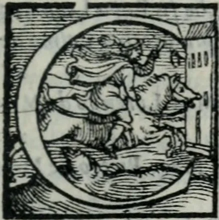 An illustration from Dialogo dell'imprese militari et amorose, 1557, leaf 12