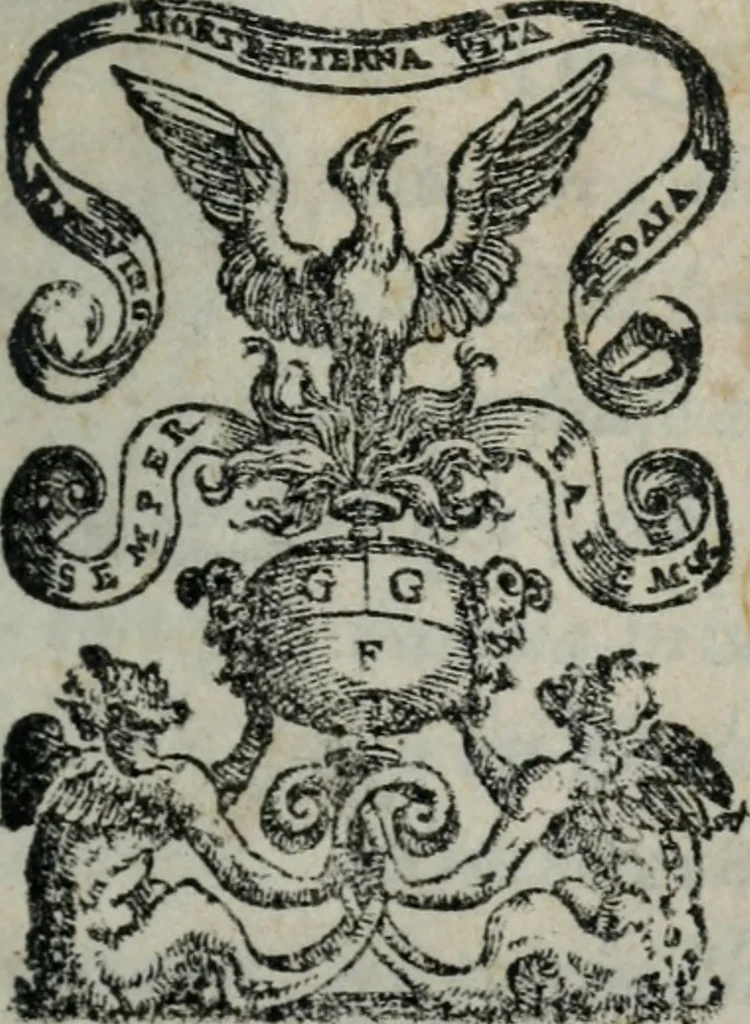 An illustration from Dialogo dell'imprese militari et amorose, 1557, leaf 4